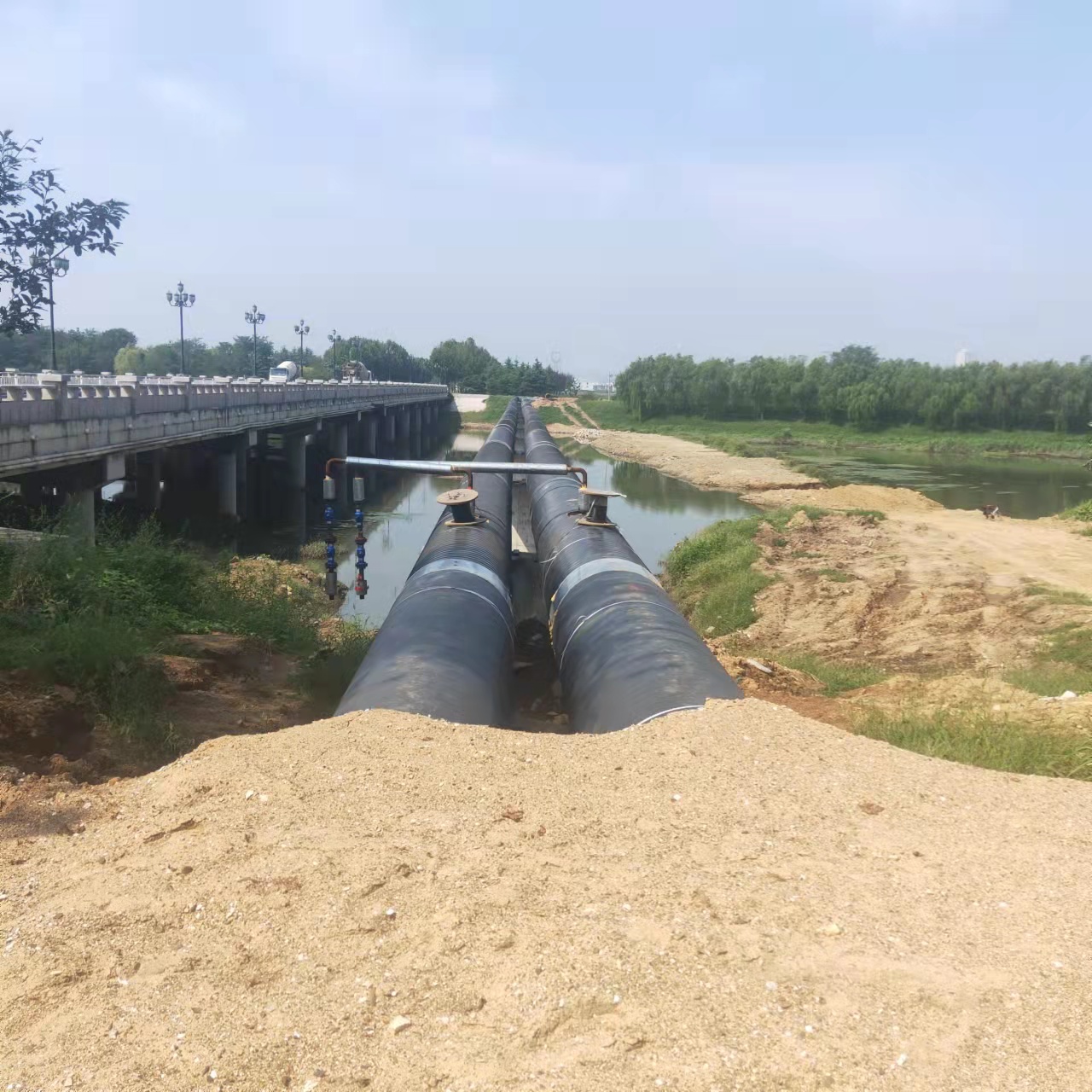 乌海热力管道铁渣内部除垢输油管道清洗